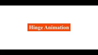 Hinge Animation | Pure CSS Hinge Animation
