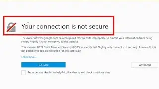 Fix your connection is not secure|Error code: MOZILLA_PKIX_ERROR_NOT_YET_VALID_ISSUER_CERTIFICATE