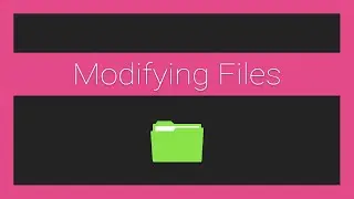 How to Modify Files with Node.js