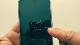 Clock widget for Samsung. How do I change an analog clock to a digital one?