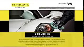 The Valet Centre - Website preview