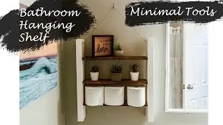 How to Build a Bathroom Shelf with 2 TOOLS that Sells for $60!! | Beginner Build