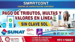 PAGO DE TRIBUTOS, MULTAS Y VALORES EN LINEA (SIN CLAVE SOL) - PAGALO.PE