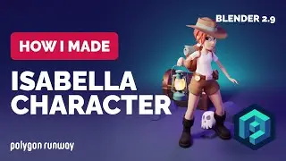 Isabella 3D Character Modeling in Blender 2.9