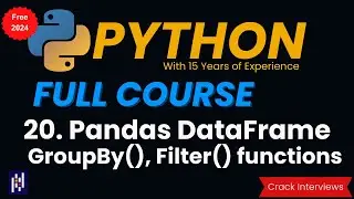 GroupBy function | Aggregate Function | Pandas GroupBy | Pandas Aggregate