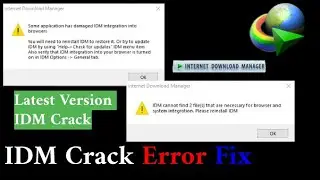 How to Fix IDM Crack Version Error | Activate IDM Free for Lifetime 2021