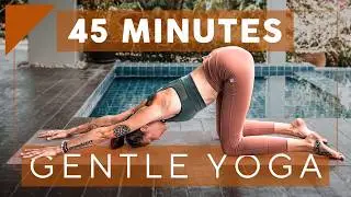 45 Minute Gentle Yoga for Beginners | Breathe and Flow Yoga