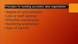 sales management