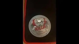 Классный Снюс KILLA !!!! Видео стоит посмотреть. Расскажу и покажу за данную шайбу.