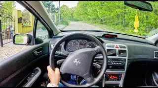 2006 Peugeot 307 [1.6 HDi 90HP] | POV Test Drive 