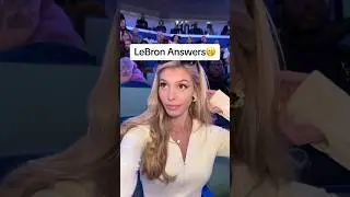 LeBron James gets blocked and answers🔥🏀 