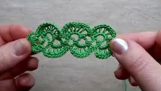 Тесьма крючком для ирландского кружева