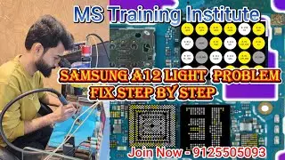 Samsung A12 Display Light Problem||Samsung A12 Light Solution All LM Light IC Solution 