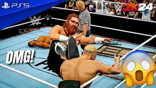 WWE 2K24 - Ilja Dragunov vs. Bron Breakker vs. Sami Zayn - Triple Threat Match at SummerSlam 2024