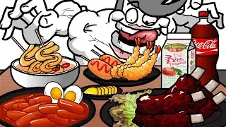CONVENIENCE STORE FOOD SET MUKBANG #1