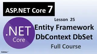 NET Core 7 Entity Framework DbContext DbSet OnModelCreating:  Registration, Usage, Implementation