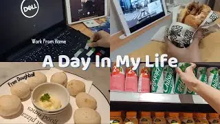 A Day in My Life |  Work from Home, Eat and Online Shopping | Living Alone Vlog