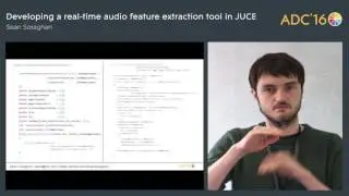 Real-time feature extraction with JUCE,  Sean Soraghan (ROLI)