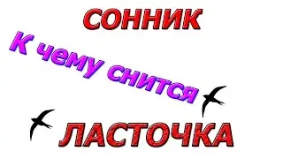 Сонник. К чему снится ласточка