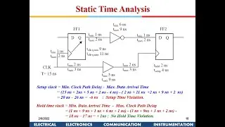 Advanced VLSI Design: Static Timing Analysis