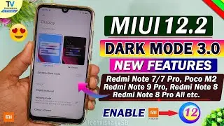 ENABLE MIUI 12.2 Dark Mode 3.0 Unique Hidden Features | MIUI 12 Hidden Tips & Tricks Xiaomi Devices