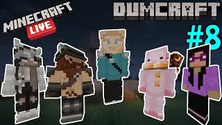 MINECRAFT LIVE MARCH 2025 | Netherrite Mining - DumCraft Day 8 Minecraft 1.21.4