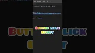 Adding button effect in html css webpage 