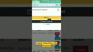 Paypal integration in Angular #paypal #payment #angular #thecodebehavior