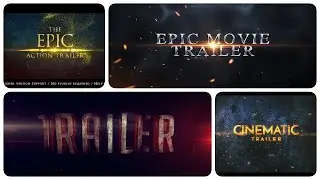 TOP 10 Epic Trailer After Effects Template 🎬💣