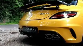 Mercedes-Benz SLS AMG Black Series Revving!