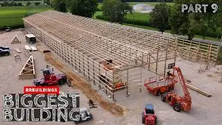 BIGGEST Building's Trusses: First Half COMPLETED