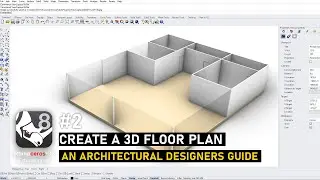 Create a Simple 3D Floor Plan in Rhino - Beginners Guide