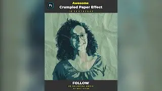 How To Create An Awesome Crumpled Paper Effect - Photoshop Tutorial