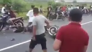 balap liar crash