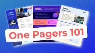 The Secret to One Pagers That ACTUALLY Work [Plus 10 Templates]