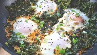 Spicy Gochujang Kale And Eggs Recipe