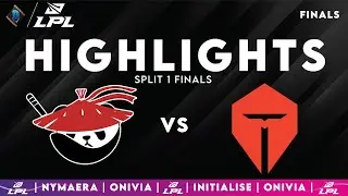 AL vs TES Highlights ALL GAMES | LPL Grand Final 2025 | Anyone's Legend vs Top Esports by Onivia