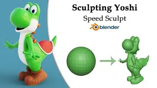 Blender Speed Sculpt - Yoshi
