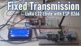 Fixed Transmission and Struct Message LoRa E32 Ebyte Using ESP8266