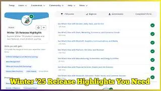 Winter '25 Release Highlights You Need | Salesforce Trailhead | Quiz Solution