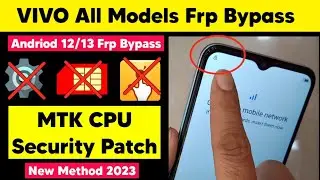 Vivo Andriod 12/13 Frp Bypass | Y21/ Y21A / Y21e / Y21G / Y21T  | Funtouch 12 Google Account Method