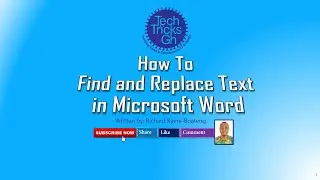 How to Find and Replace Text in Microsoft Word