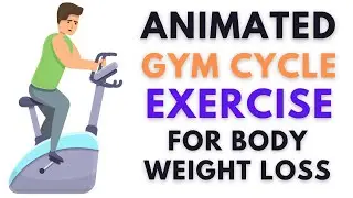 Animated Indoor Bike - Cycling workout Exercise with Timer