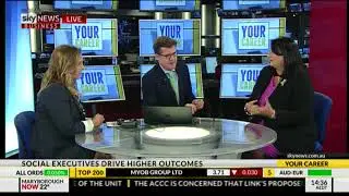 Amy Mcilwain discusses Social CEOs with Sky Business