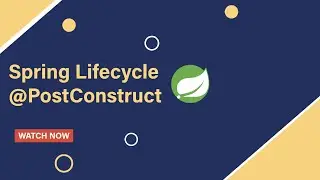 Spring Lifecycle: @PostConstruct | Part-9