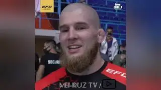 Интервью После Схватке Мурад Мачаев Юсуф раисов на Турнире EFC 40
