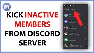 How to Kick Inactive Members From Discord Server