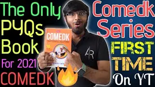 The Only Book for Comedk 2021🔥🔥| COMEDK Previous Year Papers💯| New Series for Comedk 2021 🤩🙌 