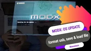 MODX : Os update, format usb device, load save file (French subtitle English):