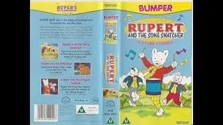 Original VHS Closing: Rupert and the Song Snatcher and Other Stories (UK Retail Tape)